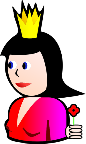 Queen Of Hearts Cartoon Clipart