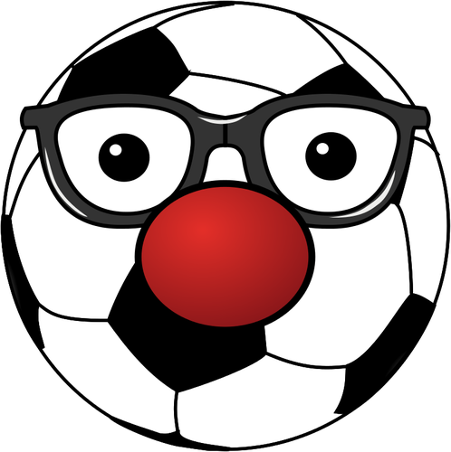 Clown Soccer Ball Clipart
