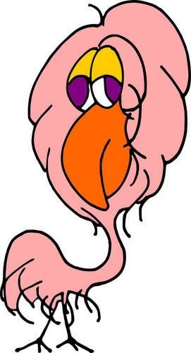 Birdie In Pink Clipart