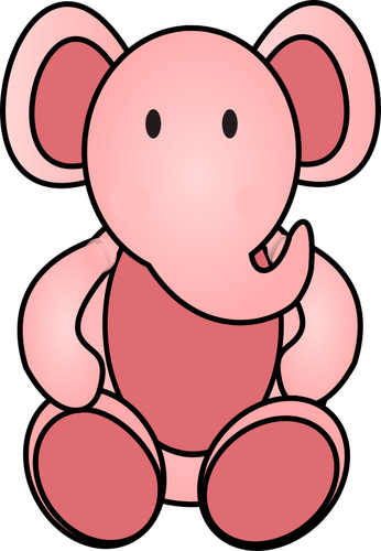 Pink Elephant Clipart