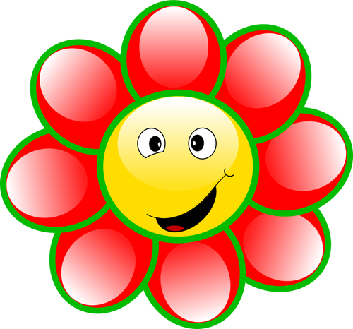 Of Gloss Smile Yellow Flower Bud Clipart