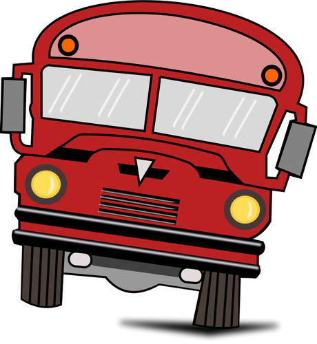 Of A Cartoon Bus Clipart