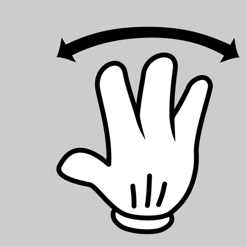 Screen Hand Cursor Clipart