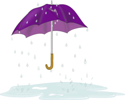 Of Tattered And Torn Umbrella Clipart