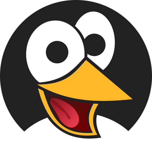 Penguin Laughing Clipart