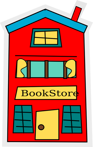 Of Cartoon Bookstore Clipart