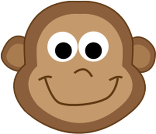 Of Cartoon Monkey Baby Clipart