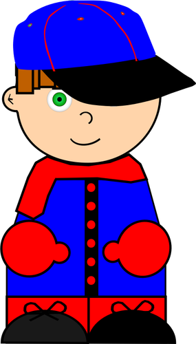 Kid And Cap Clipart
