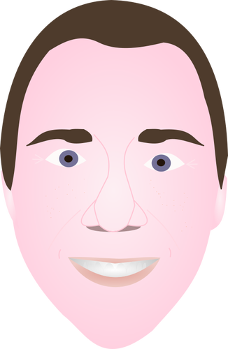 Guy With Pink Face Clipart
