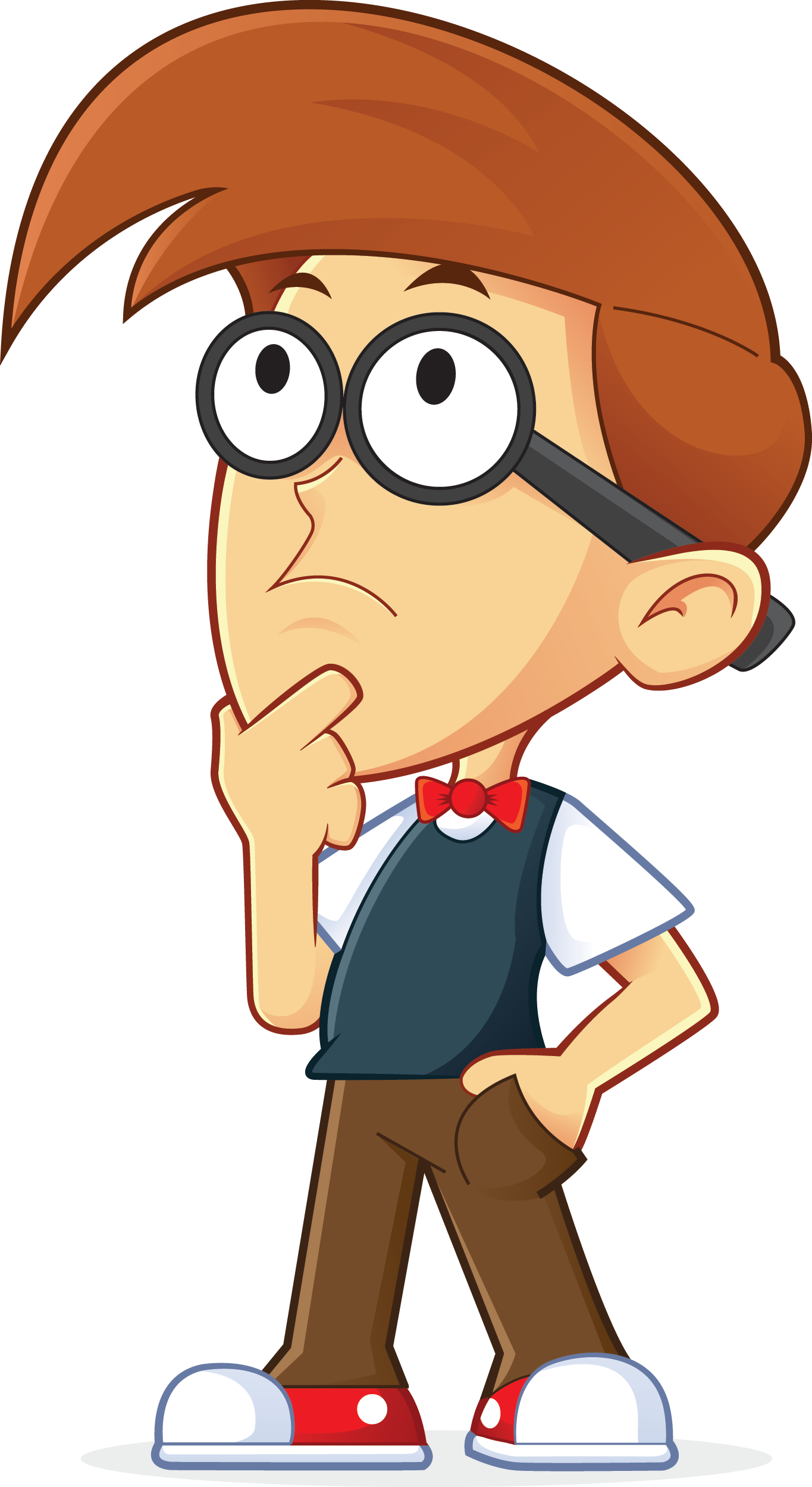 Thought Thinking Cartoon Man Download HD PNG Clipart