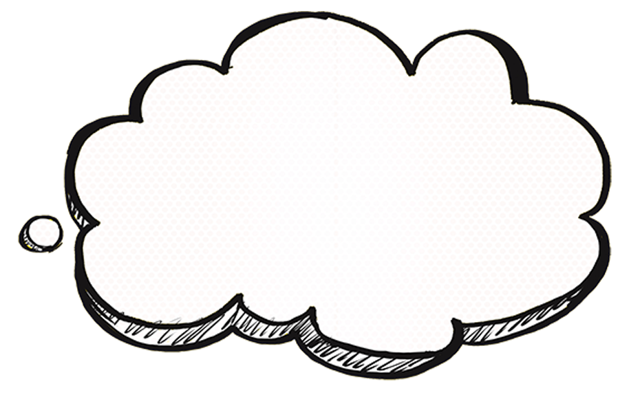 About Thinking Drawing Decorations Cartoon Cloud Clipart