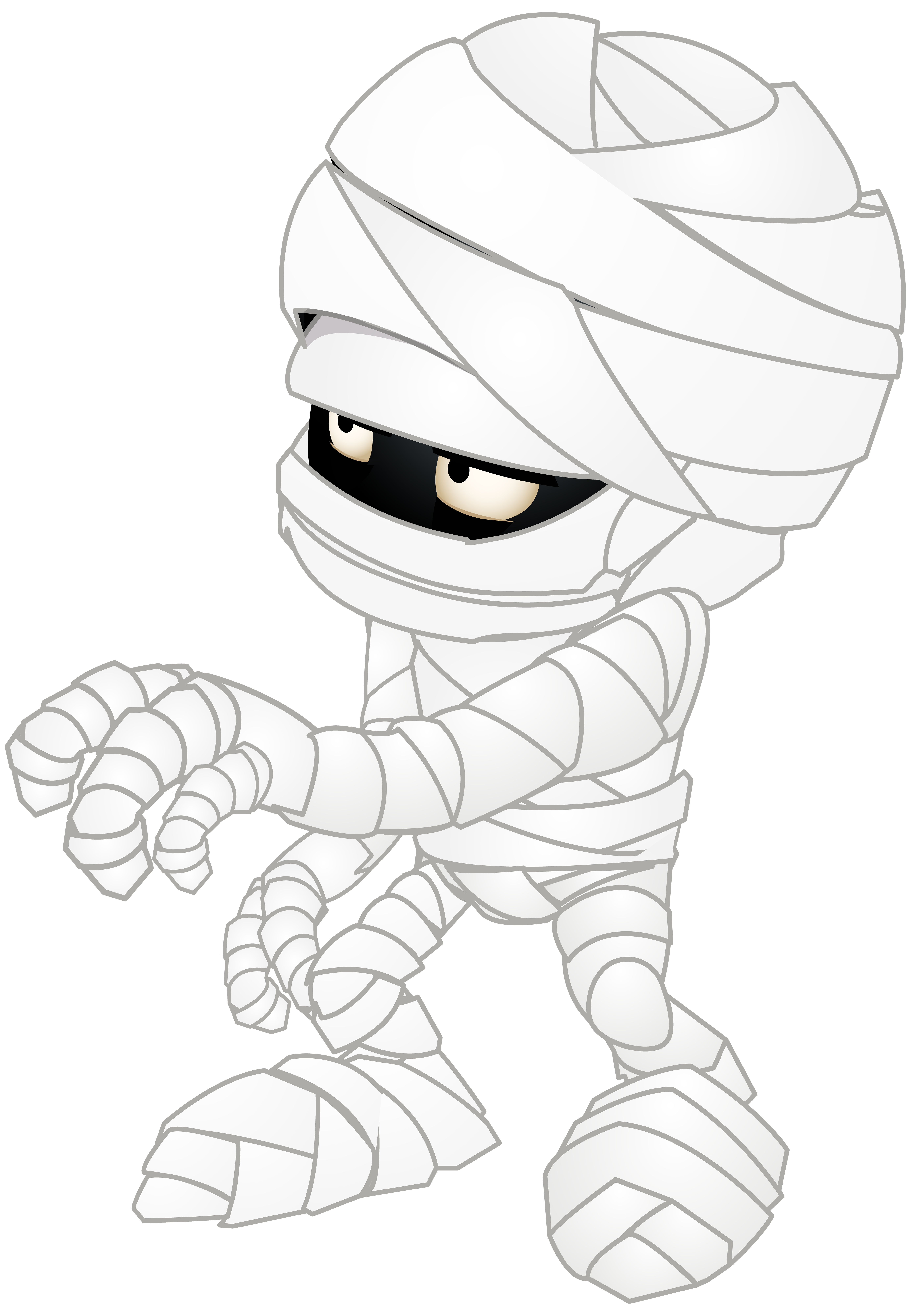 Download And Sketch Art Mummy Halloween Cartoon Black Clipart Png Free Freepngclipart