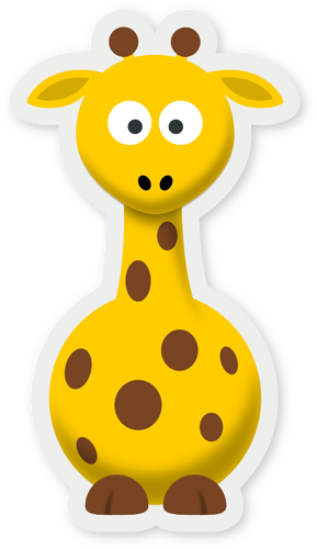 Cartoon Giraffe Image Clipart