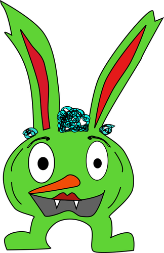 Image Of Friendly Cartoon Creature Clipart