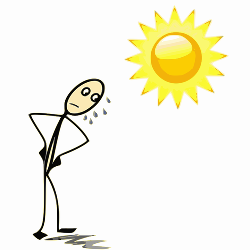 Sweating Clipart