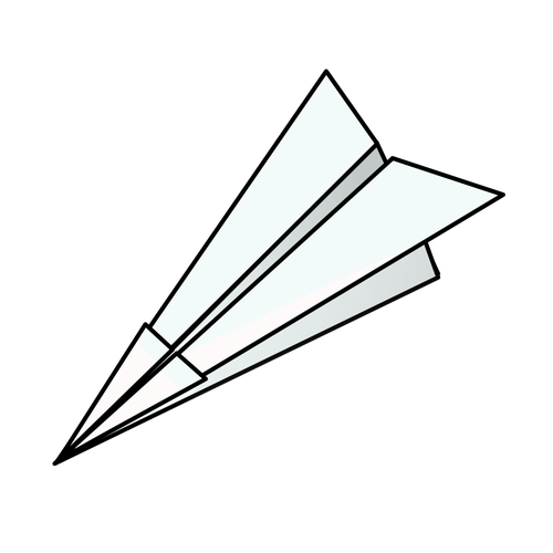 Paper Plane Clipart