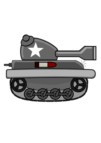 Cartoon Tank Clipart