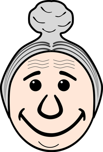 Grandmother'S Face Clipart