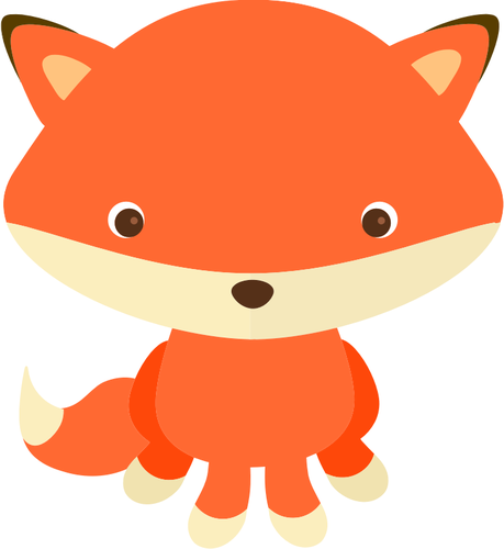 Baby Fox Clipart
