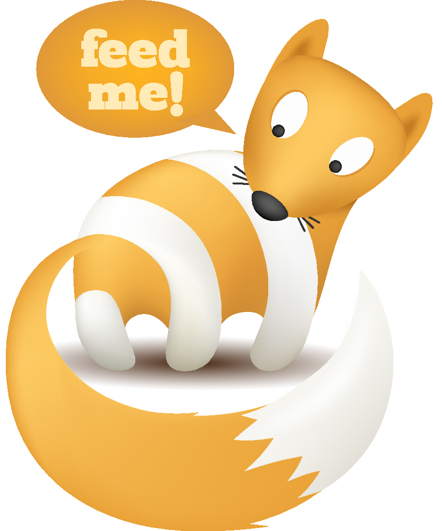 Feed Web To Cute Material Fox Subscribe Clipart