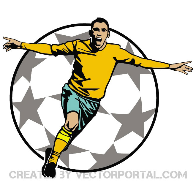 Goal Celebration Vector Freevectors Free Download Clipart