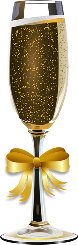 Of Glass Of Champagne Clipart