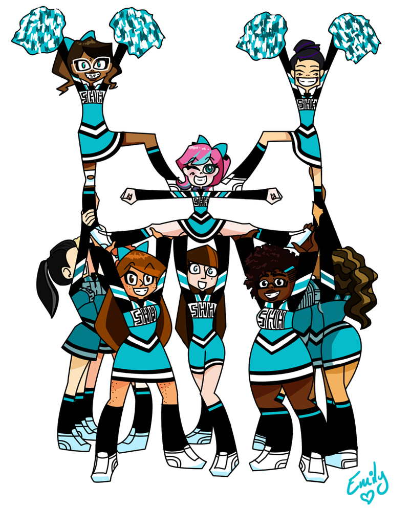 Cheerleading Stunts Images Free Download Clipart