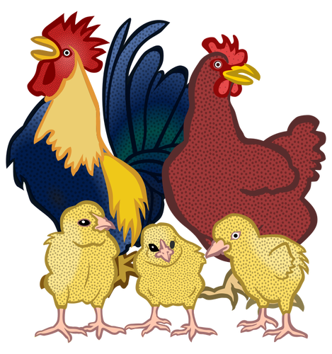 Chick Family Clipart