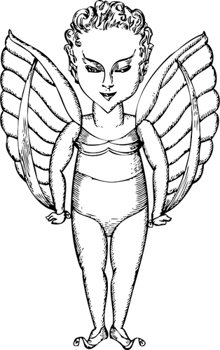 Child With Wings Clipart