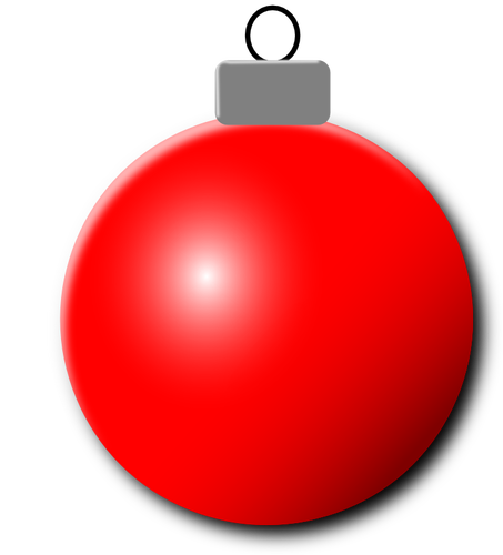 Red Christmas Ornament Clipart