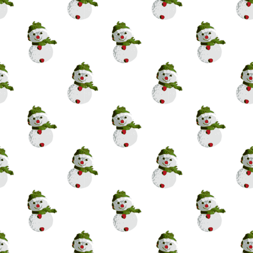 Snowman Pattern Clipart