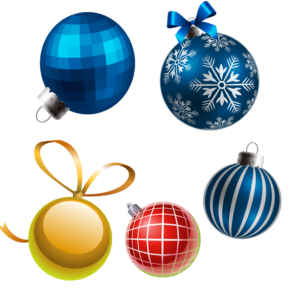 Decoration Lights Balls Ornament Christmas Free Frame Clipart