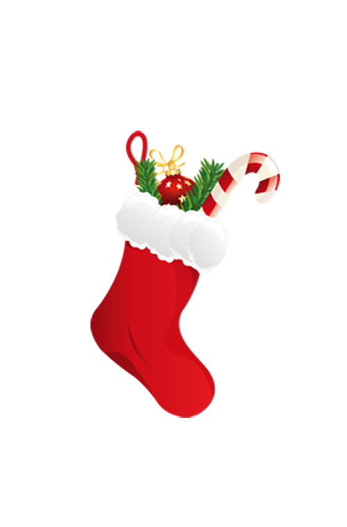 Home Tree Socks Decoration Party Table Christmas Clipart