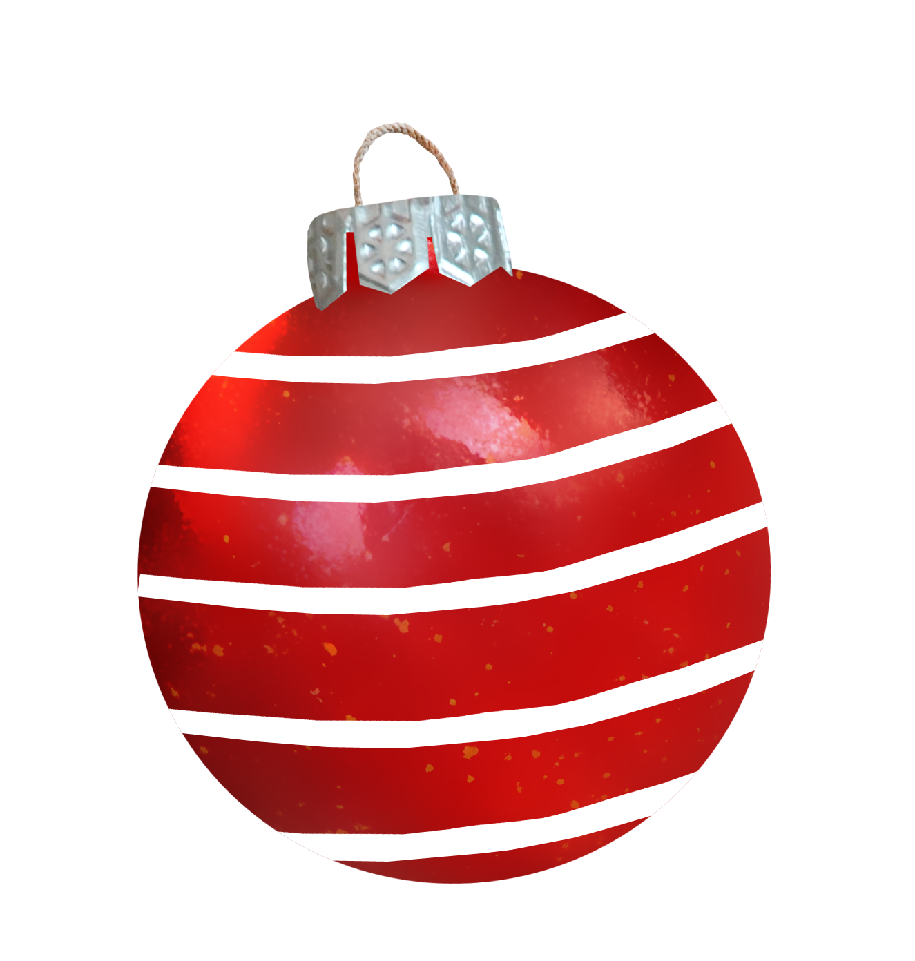 Ball Ornament Christmas Red HD Image Free PNG Clipart