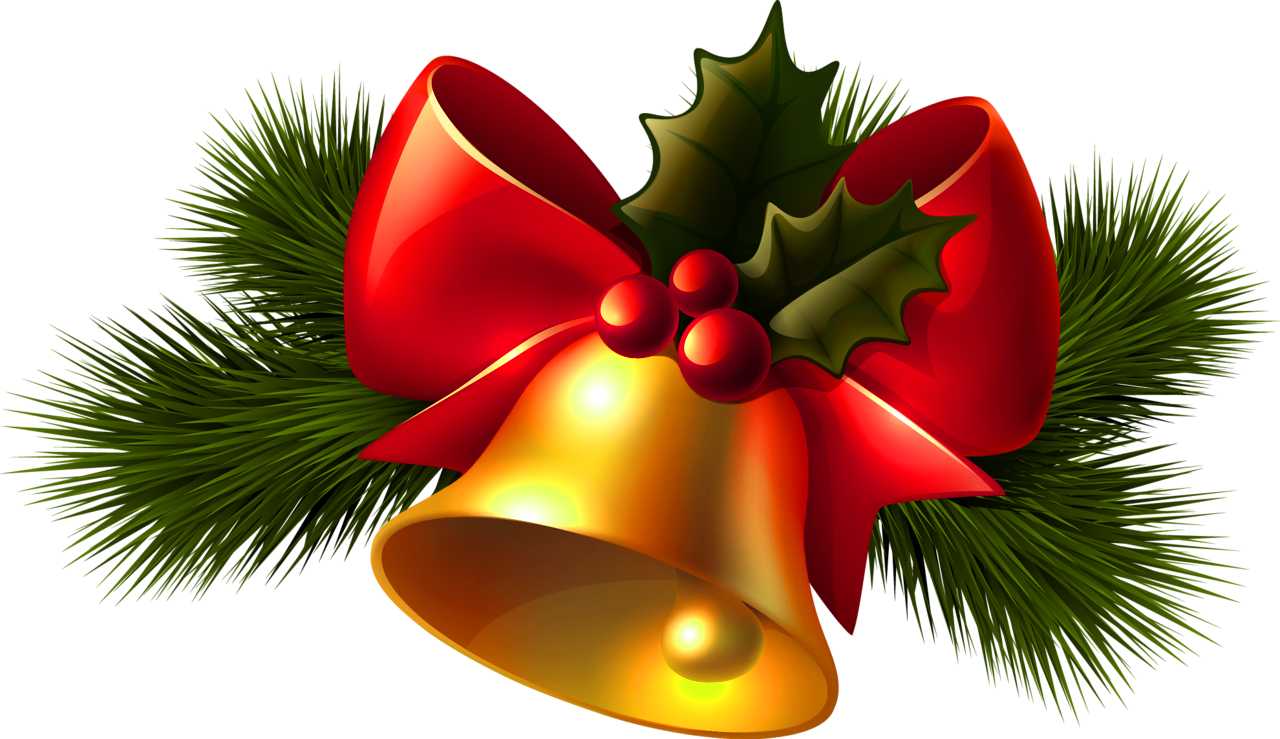 Jingle Golden Christmas Transparent Bell Free Transparent Image HD Clipart