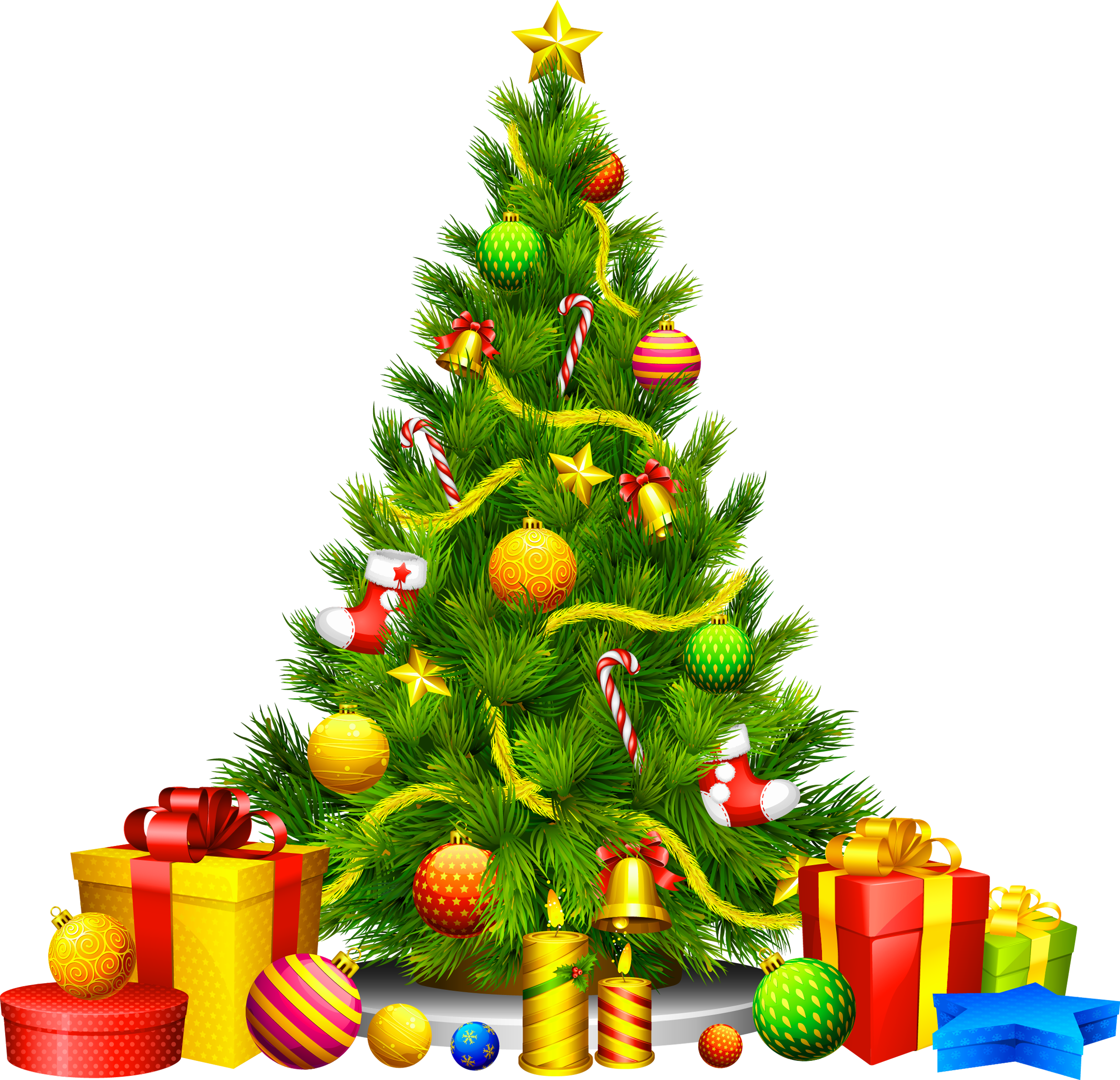 Presents Tree Ornament Transparent Large With Christmas Clipart