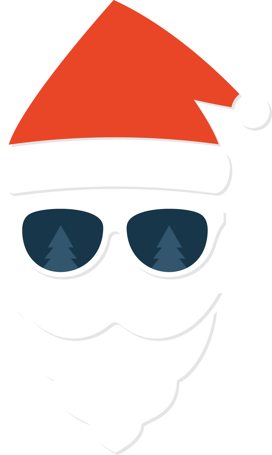 Claus Elderly Creative Vector Design Avatar Santa Clipart