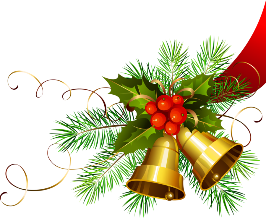 Gold Bell Transparent Decoration Jingle Christmas Day Clipart
