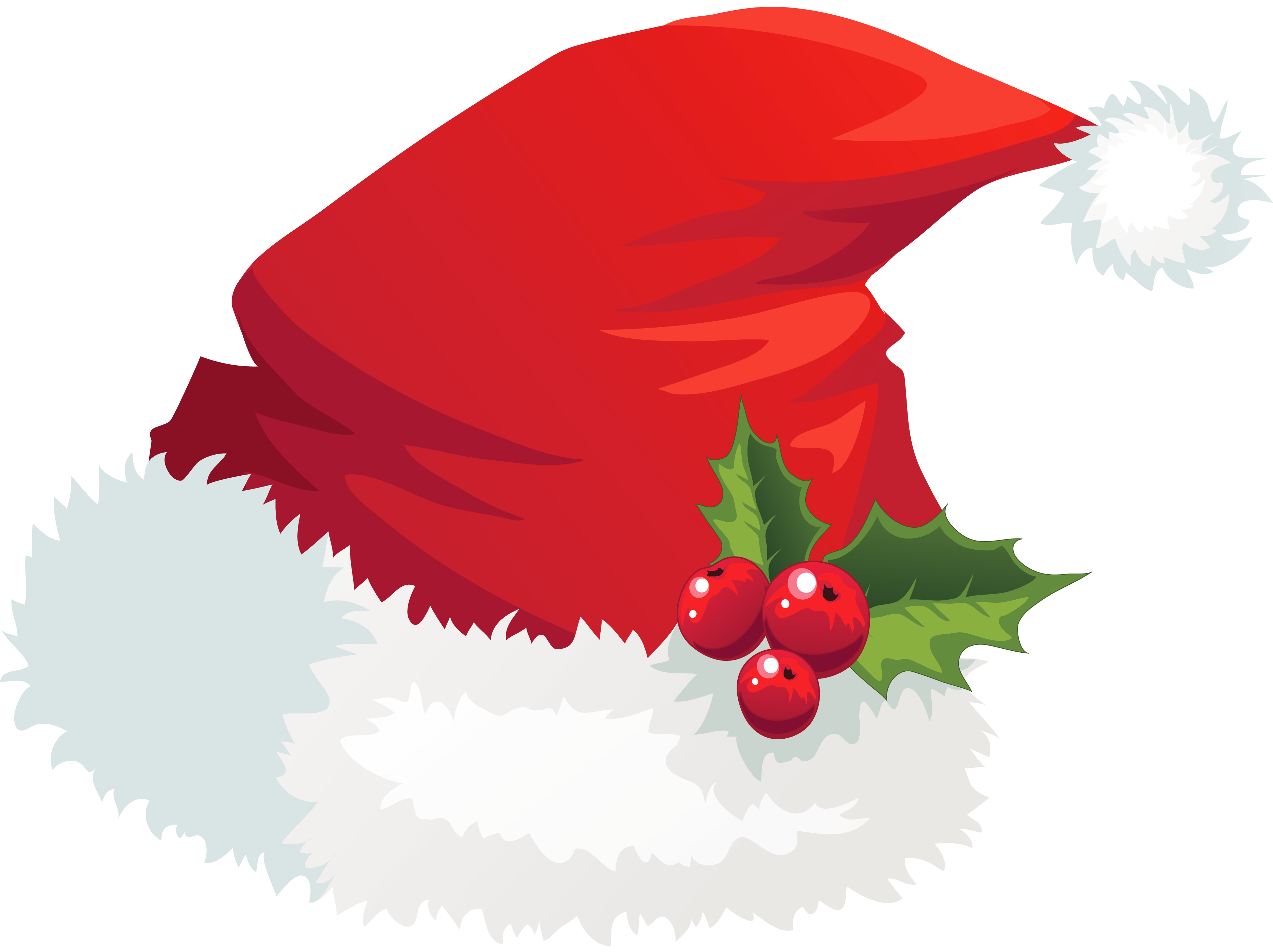 Picture Mistletoe Hat Claus Transparent Santa With Clipart