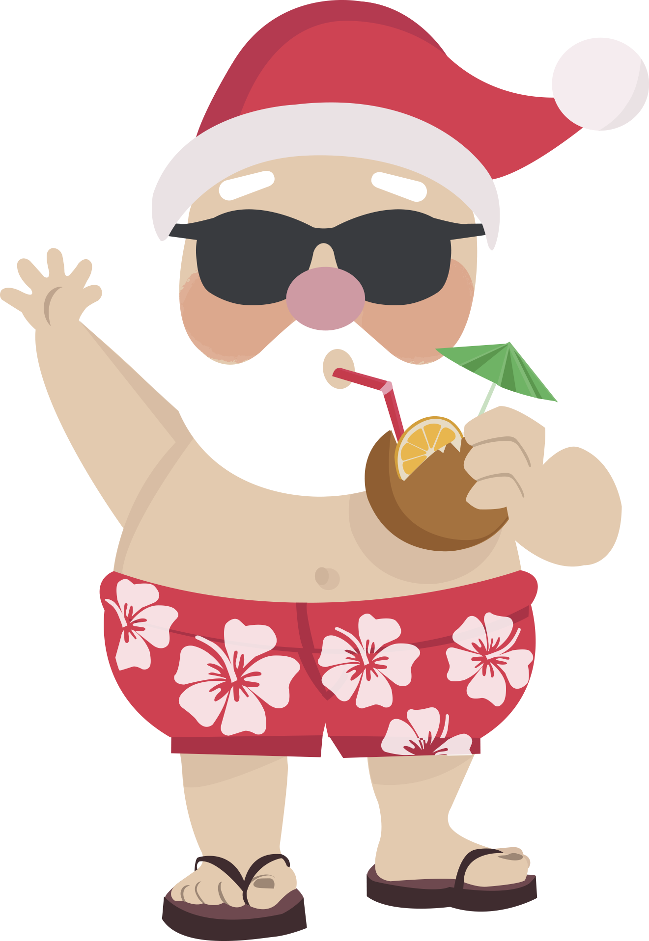 Download Wearing Claus Santa Pants PNG Download Free