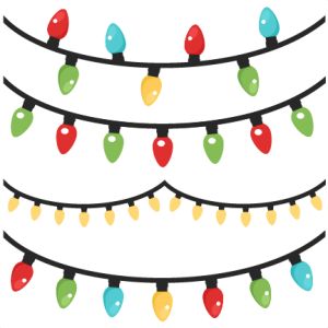 Christmas Lights Scrapbook Christmas Cut Outs For Clipart