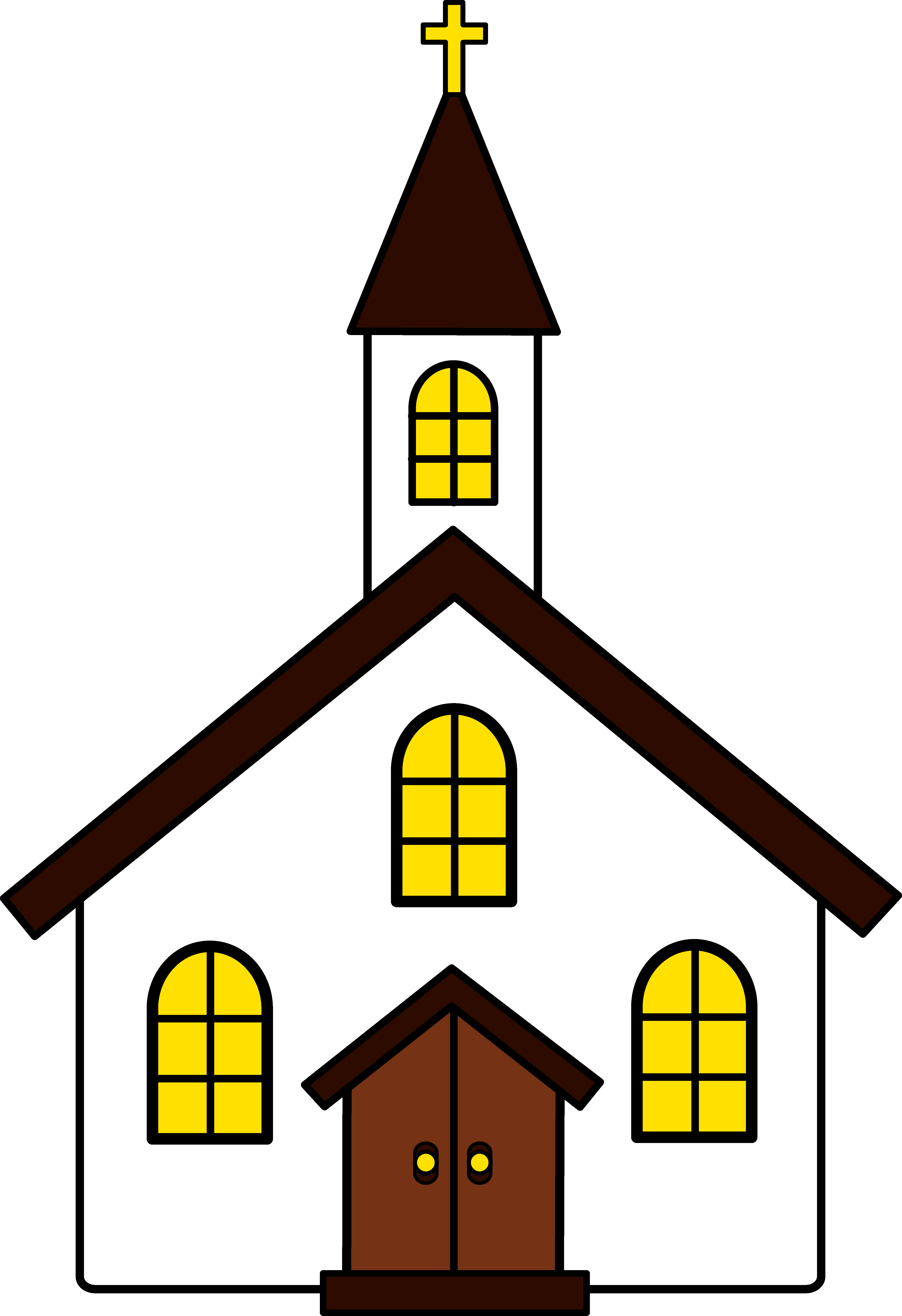 Diaspora Baptist Christian Cartoon Church Download HD PNG Clipart