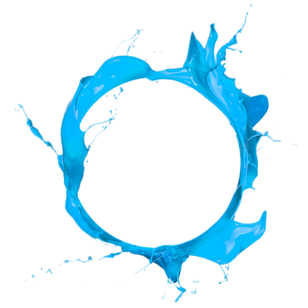Blue Paint Circle PNG Image High Quality Clipart
