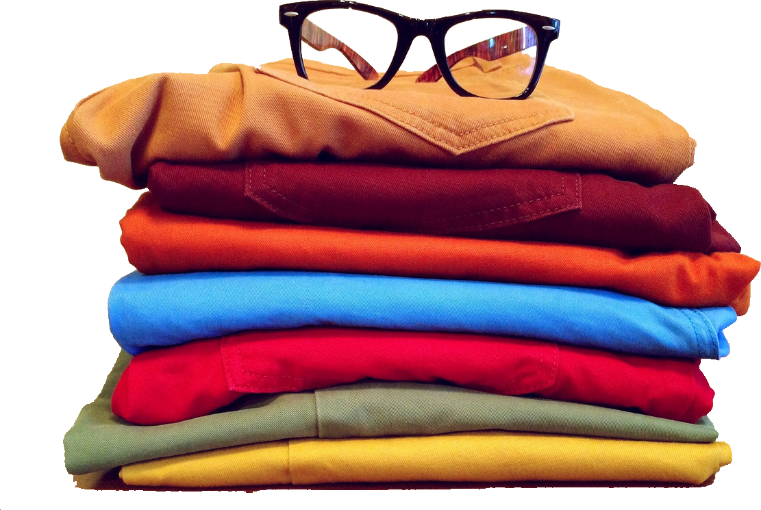Fashion Shopping Of T-Shirt Suit Clothing Stack Clipart