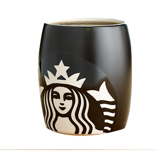 Coffee Cup Tea Mug Black Starbucks Clipart