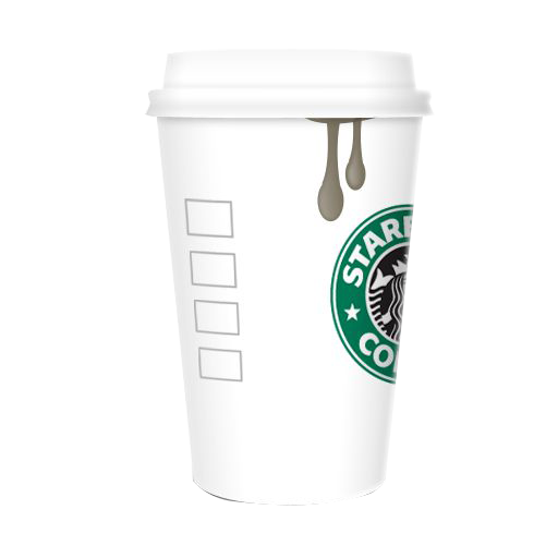 Coffee Cup Material Starbucks White Cafe Original Clipart