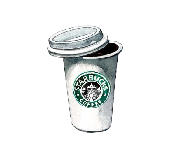 Coffee Cappuccino Stamped Tea Mug Starbucks Drawing Clipart