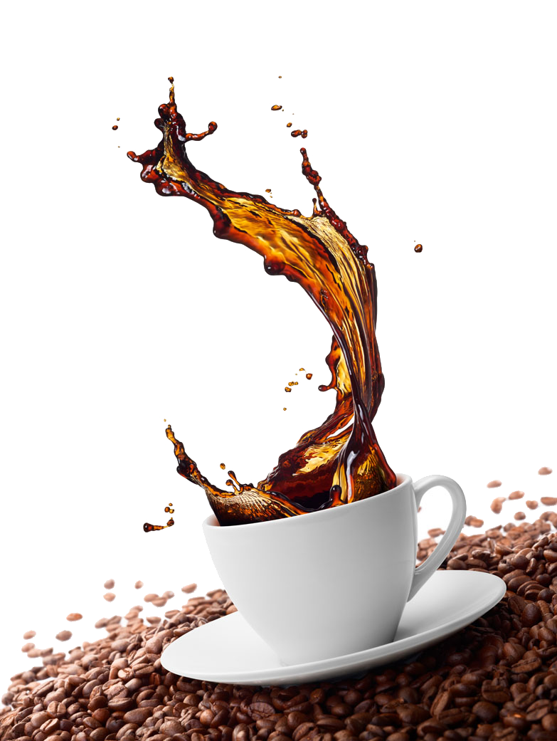 Coffee Cappuccino Effect Bean Splash Green Cafe Clipart