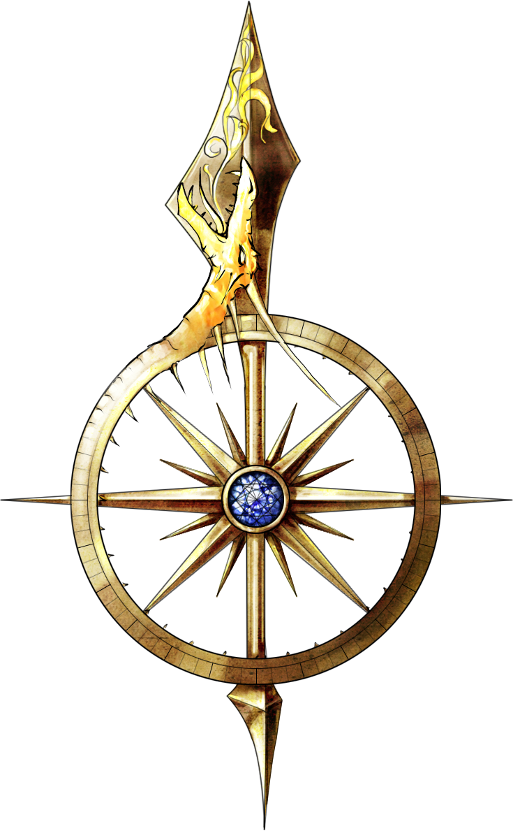 Rose Map Fantasy Compass PNG File HD Clipart