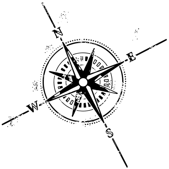 Rose Symbol Tattoo Compass Free HQ Image Clipart